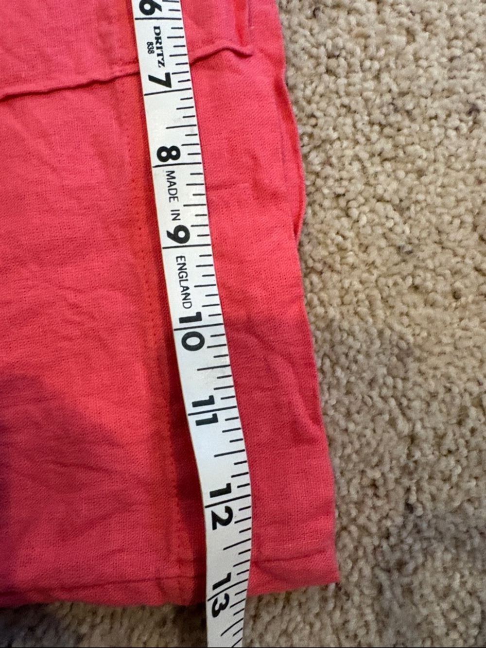 New Day  size Large Coral-Red Wide Leg Drawstring Pants, Wide leg. NWOT - Picture 7 of 7